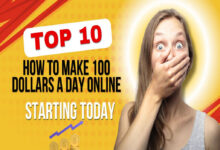 how to make 100 dollars a day online Freelancer working on a laptop for online income Selling handmade crafts on Etsy for extra cash Affiliate marketer promoting products through a blog Dropshipping entrepreneur managing an online store Teacher conducting virtual classes for steady income User testing apps and earning money from reviews Blogger monetizing content with ads and affiliate links Digital creator selling e-books and templates online